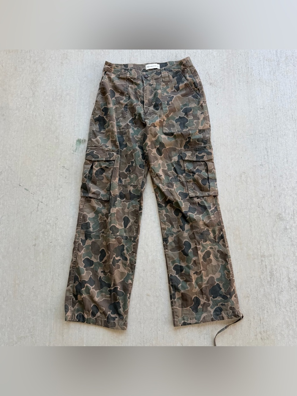 Vintage Abercrombie And Fitch Cargo Pants Utilitarian Men Size Small Y2K Baggy